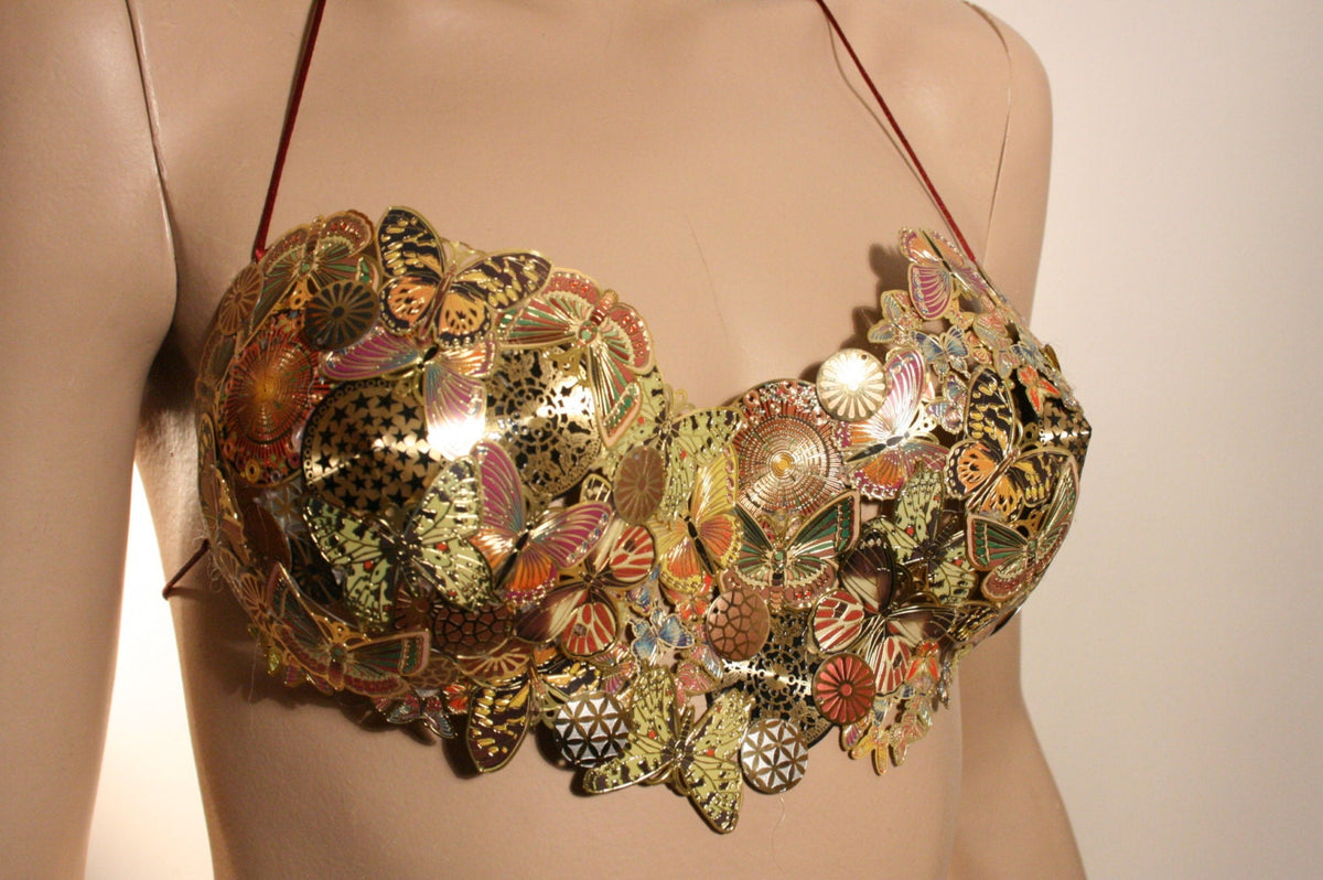 Art deco inspired bustier corset top, scifi costume top, cyberpunk, cy –  divamp