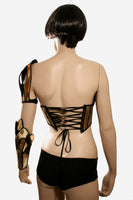 2 futuristic spartan shoulder armours custom made for men or women