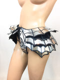 Scorpion bustle, skirt. ,divamp couture ,gothic cosplay armour, futuristic cybergoth