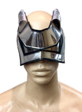 Superhero visors with horns, Burning man, sci-fi, cyber glasses, mask, baphomet mask