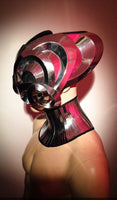 Mantis alien robot mask headpiece armour sci fi futuristic steampunk cyber headdress cybergoth divamp couture