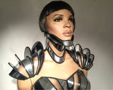 3 piece shoulder armour including posture collar armor