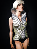 The original green corset combination designed by Divamp as seen in Spider Woman