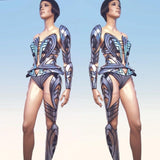 Futuristic fembot bustle, alien tutu skirt, cyborg hip belt, futuristic armour , robot costume, stage costume, burning man