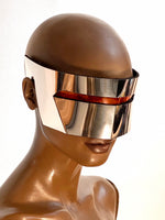 Monoblock cyclops, robot goggles futuristic eyewear, cyclop scifi, cyberpunk eyewear, future facemask