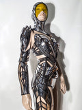 Robotic shoulder armour, cyborg arm . prosthetic robot arm, futuristic clothing armour