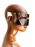 Monoblock cyclops, robot goggles futuristic eyewear, cyclop scifi, cyberpunk eyewear, future facemask