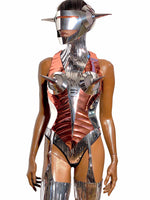 Robot Cone corset top ‘Where Giger met Sorayama ‘