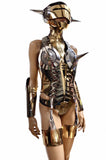 Robot Cone bra top ‘Where Giger met Sorayama ‘