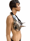 Robot Cone bra top ‘Where Giger met Sorayama ‘