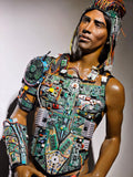 computer love chest plate, bust plate for men , futuristic cyberpunk
