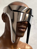 Anger Spartan monoblock cyclops, robot goggles futuristic eyewear, scifi visor, cyberpunk eyewear, future facemask