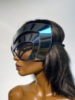 cyborg goggles futuristic, clear glasses ,sci fi, cyber eyewear, mask, goggles, face mask