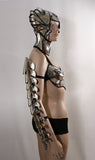 futuristic vertebrae , spinebone armor spartan shoulder armour custom made for men or women