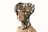 futuristic helmet modern warrior helmet scifi warrior headpiece armor sci fi futuristic steampunk cyber headdress superhero