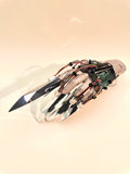 Cyborg hand, 5 chroom grote vingerklauwen schaar Hand edward schaar steampunk fingerarmor fingerarmour, nagels