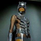 warrior vertebrae chest plate, spinebone bust plate armour ,gladiator