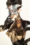 zanni mask, plague doctor mask with beak. steampunk headgear