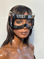 Chunky frames, futuristic eyewear visors, future eyewear, groovy paycodelic headpiece