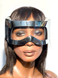 Chunky frames, futuristic eyewear visors, future eyewear, groovy paycodelic headpiece