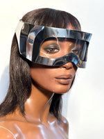 Chunky frames, futuristic eyewear visors, future eyewear, groovy paycodelic headpiece