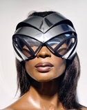 Futuristic headwear made by Divamp Couture