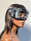 Chunky frames, futuristic eyewear visors, future eyewear, groovy paycodelic headpiece
