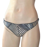 chrome bottom thong, silver thong briefs, silver thong, dancer pants, futuristic clothing, gogo bottoms
