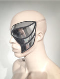cyborg eye patch designed by Divamp, futuristic pirate patch, cyborg patch mask
