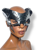 Cyber Scorpio Headpiece: Chrome Burning Man Mask