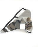 chrome embossed bottom thong, silver thong briefs, silver thong, dancer pants, cybergoth, gogo bottoms