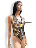 Robot Cone corset top ‘Where Giger met Sorayama ‘