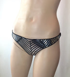 chrome bottom thong, silver thong briefs, silver thong, dancer pants, futuristic clothing, gogo bottoms