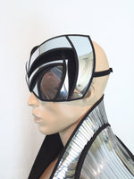 cyborg goggles futuristic, sci fi, cyber eyewear, mask, goggles, face mask