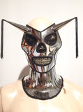 skull mask with horns ,horror clown mask, pennywise , it clown , death mask
