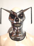 skull mask with horns ,horror clown mask, pennywise , it clown , death mask