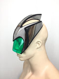 Hammerhead shark mask, futuristic goggles , sci fi eyewear, cyber eyewear, cyborg headmask,robot future glasses,alien mask,space gear