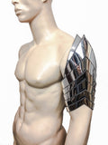 futuristic spartan shoulder armour custom made for men or women Robot heart