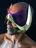 Diabolo's shades ,W shaped goggles , demon shades , diabolo , devil mask ,futuristic shades, sci fi, cyber eyewear, mask, goggles, f