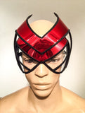 Clear visor wonder woman goggles futuristic, sci fi, cyber eyewear, mask, face mask