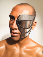 cyborg eye patch designed by Divamp ,futuristic, goggles ,sci fi, cyber eyewear, mask, goggles