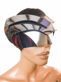 Futuristic cosplay goggles , scifi, cyber eyewear, headpiece , face mask as seen on Nicki Minaj