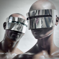 Monoblock cyclops, robot goggles futuristic eyewear, cyclop scifi, cyberpunk eyewear, future facemask