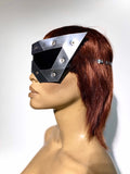 Trapezium Vasarely frames, futuristic visors, future eyewear,groovy headpiece