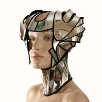 futuristic helmet modern warrior helmet scifi warrior headpiece armor sci fi  futuristic steampunk cyber headdress superhero