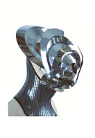 Mantis alien robot mask headpiece armour sci fi  futuristic steampunk cyber headdress cybergoth divamp couture